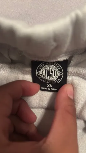 PacSun Sweat Shorts White  thumbnail 2