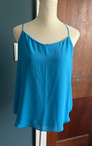 Loft Airy Light Blue Top thumbnail 1