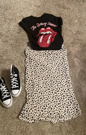Long Leopard Skirt Multi Size M thumbnail 2