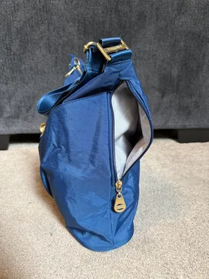 Baggallini Blue Nylon Helsinki Zipper Top Crossbody Bag thumbnail 3