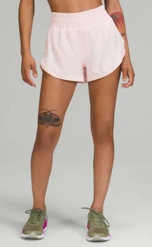 Lululemon Track That High-Rise Lined Short 3" Strawberry Milkshake Light Pink 8 thumbnail 1