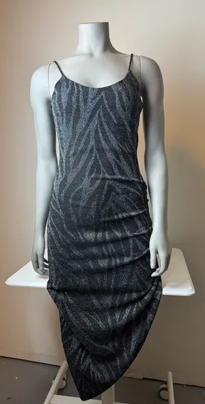 Popular 21 Black glittery spaghetti strap dress thumbnail 1