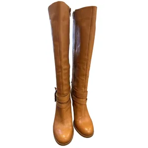 Nine West Womens Brown Leather Knee-High Boots Size 7.5M SKU 7166 thumbnail 7