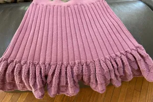 Free People Mauve Knit Skirt thumbnail 2