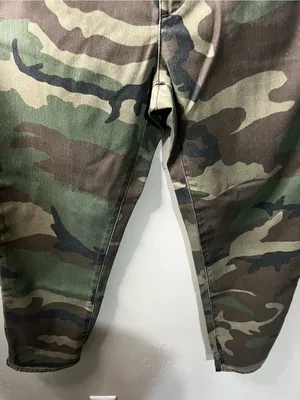 TRAVE Dakota The Big Battle Green Camo Relaxed Trouser Tie Ankle Pants thumbnail 4