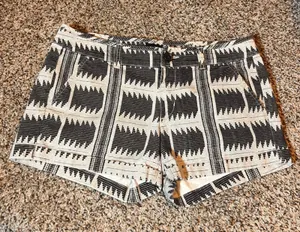 American Eagle Outfitters Midi Shorts Stretch Patterned‎ Casual Size 8 thumbnail 1