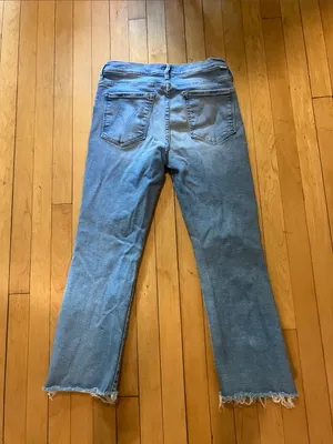 Mother the Insider Crop Step Fray Jeans in Limited Edition Size 31 thumbnail 14