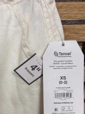 Time and tru white soft utility shorts size XS thumbnail 4