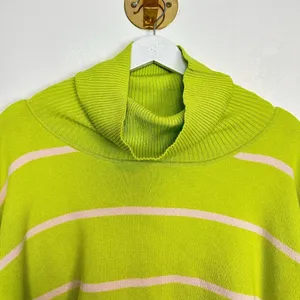 FREE PEOPLE Paulie Sweater in Lemonade Combo Size Medium thumbnail 5