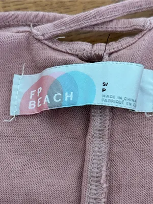 Free People FP Beach Jackie Puff Sleeve Jumpsuit Pink Size S thumbnail 11