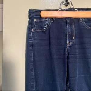 Levi's Women's Size 26 26x28 724 High Rise Straight‎ Jean Dark Wash Stretch thumbnail 6