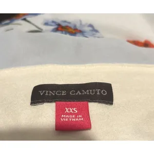 Vince Camuto Floral Oversized Blouse XXS thumbnail 5