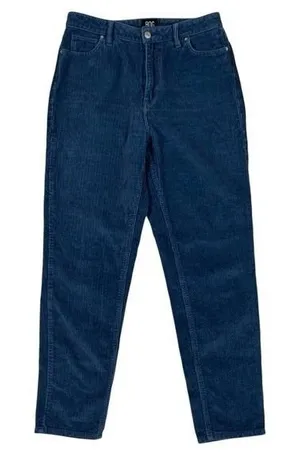 BDG‎ Urban Outfitters Blue Corduroy Mom Jeans High Rise Tapered Leg 28 thumbnail 1