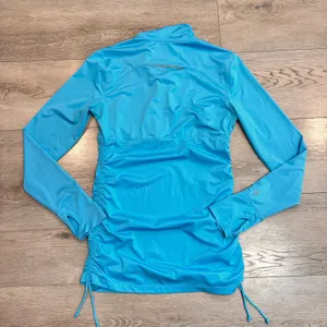 Athleta Blue Hot Shot Performance Pullover Quarter Zip Size Small S‎ thumbnail 3