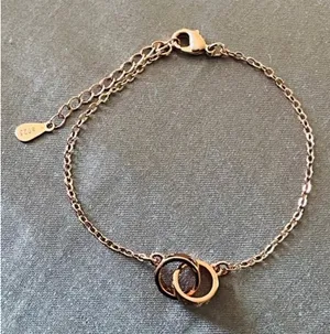 Anthropologie 925 Interlocking Love Bracelet thumbnail 2