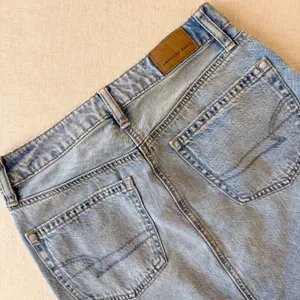 American Eagle‎ Low Rise Maxi Denim Skirt Light Wash Size 000 thumbnail 7