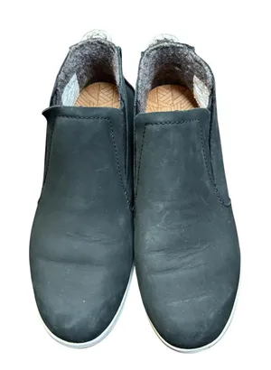 Olukai Hawaiiloa Manu‎ Hope Shoes Womens Size 8 Gray Leather Slip On Boots thumbnail 1