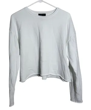 CARBON38 Crew Neck Sweatshirt in French Terry Women's Sz. XS thumbnail 1