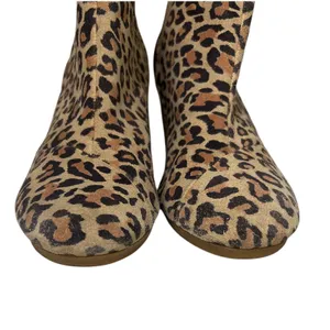 TOMS Kelsey Leopard Print‎ Wedge Ankle Boots 7.5 #1004940619-20 thumbnail 7