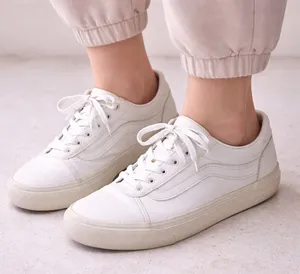 Vans Women's White Sneakers 6.5 thumbnail 1