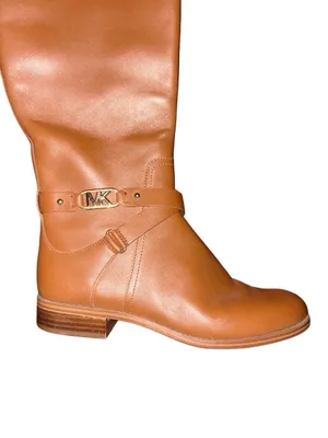 Michael Kors Kincaid Luggage Brown Knee High Riding Boots thumbnail 3