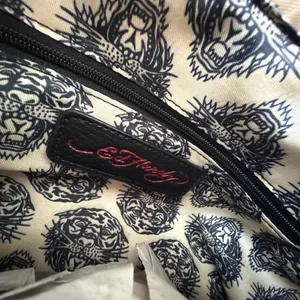 NWT Ed Hardy Denim Eagle Rhinestone Tote Bag - Y2K Vintage Style thumbnail 19