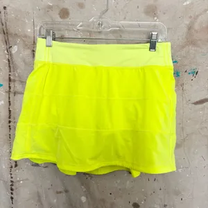 Lululemon Pace Rival Mid-Rise Skirt 15" Length Tall, Highlight Yellow thumbnail 3
