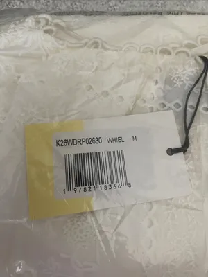 NWT Few Moda Nya Dress size Small S white eyelet lace mini Kourt thumbnail 7