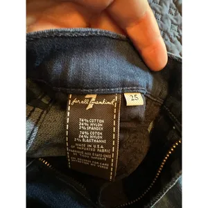 7 for all mankind Roxanne Mid Rise size 25 made in USA thumbnail 4