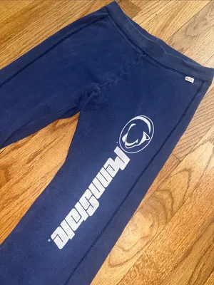 Penn State Vintage Dark Blue Champion Flared Leggings size small thumbnail 3