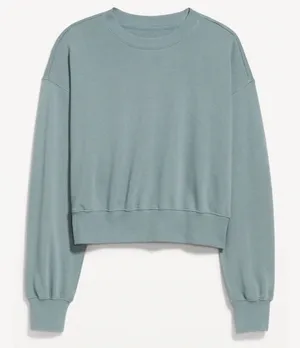 Crewneck Sweatshirt | Old Navy | Teal | XXL | NWT thumbnail 1
