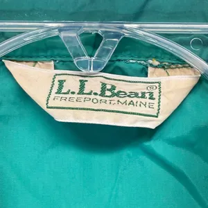 LL Bean‎ Pullover Anorak Windbreaker Lightweight Green Jacket XL READ thumbnail 8