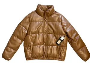 Brown Puffer Jacket Size L thumbnail 1