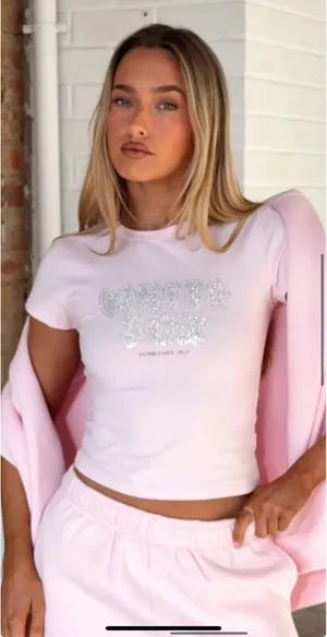 White Fox Forever is Ours Baby Tee thumbnail 2
