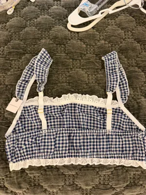 Anthropologie Gingham Bra thumbnail 2