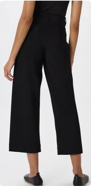Quince Ultra-Stretch Ponte Cropped Wide Leg Pants thumbnail 1