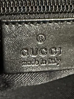 Gucci Black GG Shoulder Tote thumbnail 15