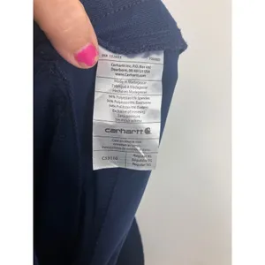 Carhartt Scrub Pants Womens XL Navy Excellent Liberty Jogger Cargo C53110 thumbnail 6