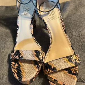 Vince Camuto Snakeskin Sandals thumbnail 1