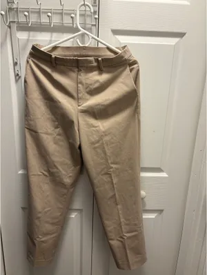 Uniqlo Smart Ankle Pants 2-Way Stretch Beige thumbnail 3