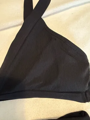 l*space ribbed black bikini thumbnail 2