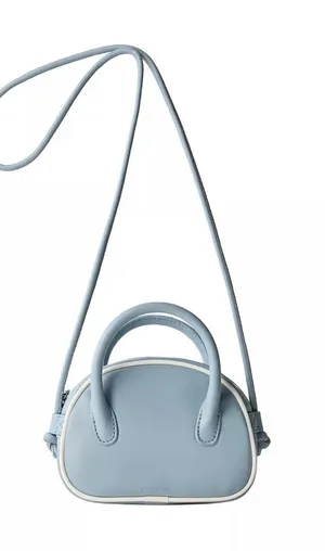 ZARA Mini Crossbody Bag in Light Blue thumbnail 1