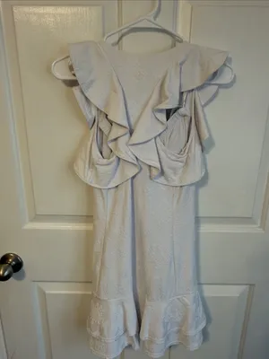 Lilly Pulitzer White Ruffle Luxletic Dress thumbnail 3