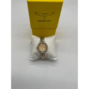 Invicta Wildflower I Womens Gold Tone Crystal Bezel Watch 30mm New in Box thumbnail 9