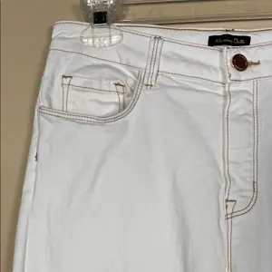 Massimo Dutti Women’s Skinny Fit White Pants thumbnail 4