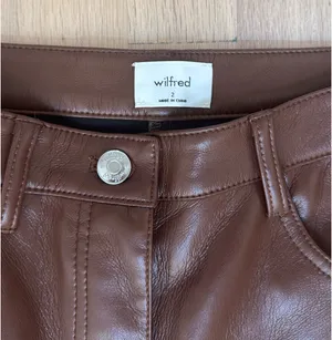 Wilfred Aritzia Brown Leather Pants thumbnail 2
