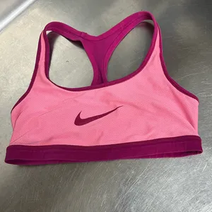 Nike Dri Fit Reversible Racerback Pink Sports Bra - Size Medium - GUC thumbnail 4