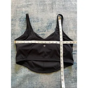 Lululemon Black Align Corset Tank Top Size 14 thumbnail 4