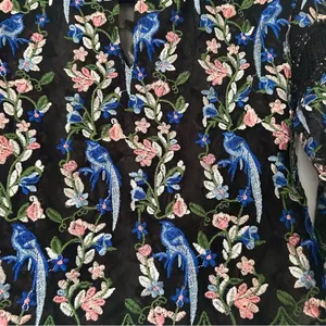 Topshop Floral Peacock Embroidered Crochet Top thumbnail 6