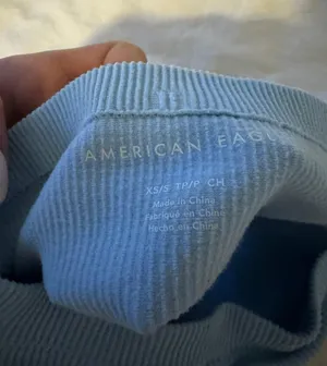 American Eagle Outfitters Blue Tube Top thumbnail 3